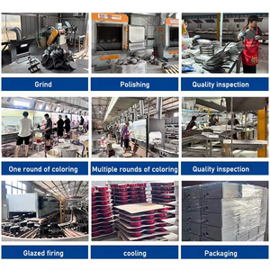 Ensemble de 7 casseroles <span class=keywords><strong>en</strong></span> <span class=keywords><strong>fonte</strong></span> <span class=keywords><strong>émaillée</strong></span> de luxe, antiadhésives, compatibles four et lave-vaisselle, pour cuisinières à gaz et à induction - Product Image 4