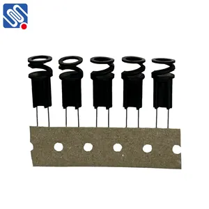 Meishuo MS-022-20 20mm Precision touch button switch spring black 2pins Ring elastic tape touch resistor/touch switch