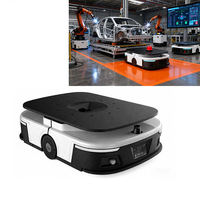 Robot AGV de 1,5 tonne à évitement d'obstacles par laser, direct usine, pour entrepôt intelligent, batterie au lithium fer phosphate