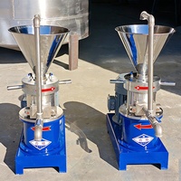 Moulin colloïdal en acier inoxydable pour poudre micronisée de cacahuètes/peinture/encre/produits chimiques, petit/moyen, industriel, liquide