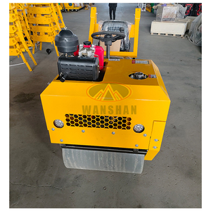 เครื่องยนต์ดีเซลเครื่องอัด Macadam ขนาดเล็กอุปกรณ์ก่อสร้างถนนลูกกลิ้งถนนกลองสั่น - Product Image 3