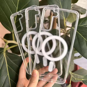 Étui magnétique transparent en acrylique pour Samsung Galaxy S25 S26 Ultra S24 S23 <span class=keywords><strong>S22</strong></span> Plus A55 A56 A16 A35 A15 A17 A07 Coque transparente HD - Product Image 3