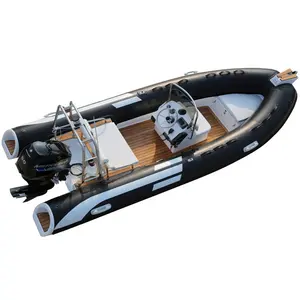 Haohai RIB480B Rib Boat Rib Rowing Boats Ce 16ft Rib 480 Hypalon Tubes Rigid Inflatable Boat