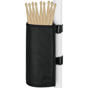 Bolsa para Baquetas, Cepillos y Mazos, con Capacidad para 10 Pares, Dos Correas para Fijar al Kit de Batería y Soporte de Partituras - Product Image 1