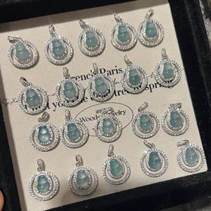 Ensemble de bijoux haut de gamme en argent sterling S925, boucles d'oreilles serties de diamants d'astéroïde, pendentif planète miniature de rêve, pendentifs fins, breloques - Product Image 3