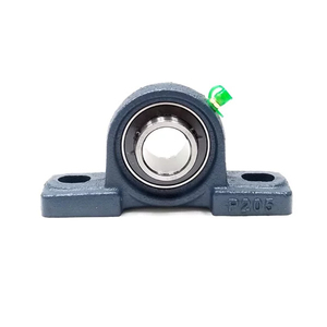 Roulement à palier en acier lubrifié par graisse, 1 1/4 pouce, UCP207-20, avec bague intérieure étendue, fixation par vis, boîtier en fonte - Product Image 1