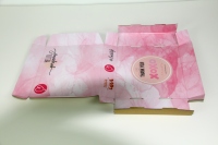 Emballage personnalisé en carton rigide biodégradable pour gâteaux, biscuits, cookies, beignets, fermeture magnétique, logo imprimé en quatre couleurs
