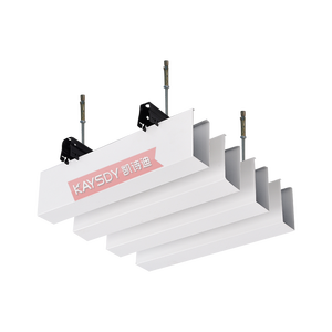 Faddish Và Đơn Giản Nhôm Vách Ngăn Tuyến Tính Trần Treo Kim Loại Trần Giả Cho Sảnh Khách Sạn - Product Image 4