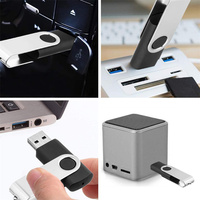 Memoria USB Giratoria Original de Marca, 1GB 2GB 4GB 8GB 16GB 32GB 64GB 128GB, Pendrive Mini USB