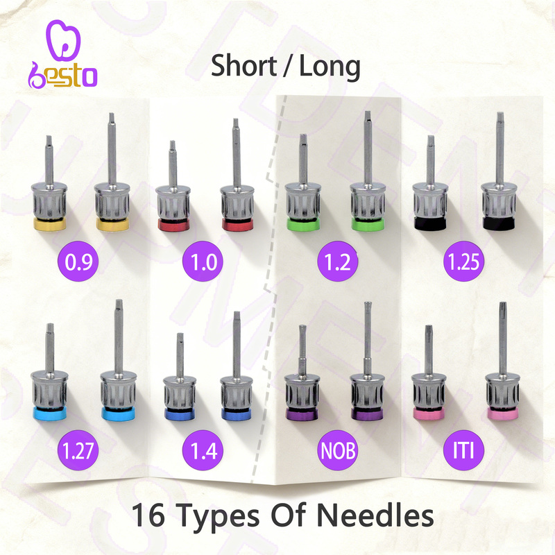 Dentist Accessories 16 Pcs Screw Drivers