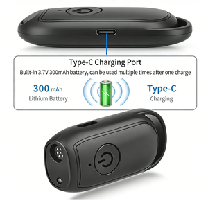 Портативный ультразвуковой отпугиватель собак с USB-зарядкой, устройство против лая, гуманный ультразвуковой тренажер для контроля лая собак - Product Image 2