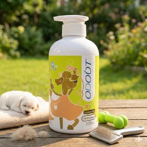 Botella de champú sin fragancia de 500 ml (16 oz) para perros y gatos - Product Image 1