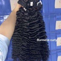 Cheveux vierges naturels non traités, ondulés et raides, qualité ananas, fournisseurs de cheveux humains bruts cambodgiens avec cuticules alignées
