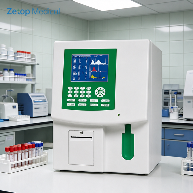 Human Automatic Hematology Blood Analyzer Vet Hematology Blood Test Machine in Vitro Diagnostic Analyzer(60T/H, Open System)