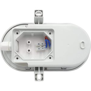 Lámpara de Pared LED Blanca Velamp TARTARUGA de 5.5W, IP54, 450lm, 4000K, Diseño Moderno de Plástico, Montaje en Pared - Product Image 6