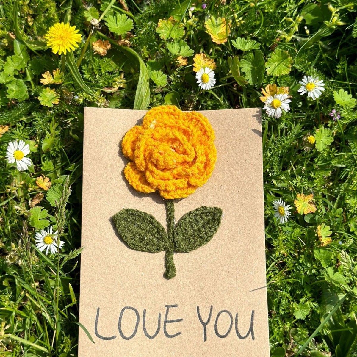 [Carte de vœux terminée] Rose jaune
