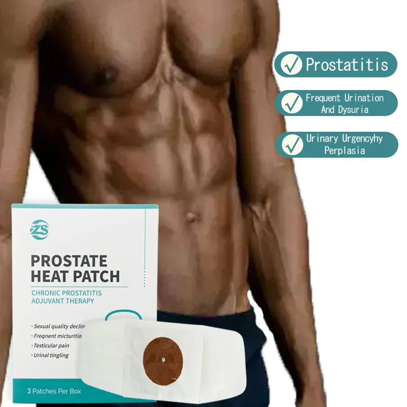 2023 Chinese herbal heat Prostate thermal patch for Man