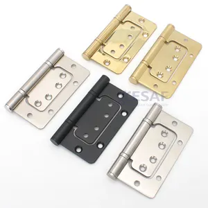 Listed Stainless Steel 4 Inch Market Popular Flat Ball Bearing Fire Rated Door Hinges