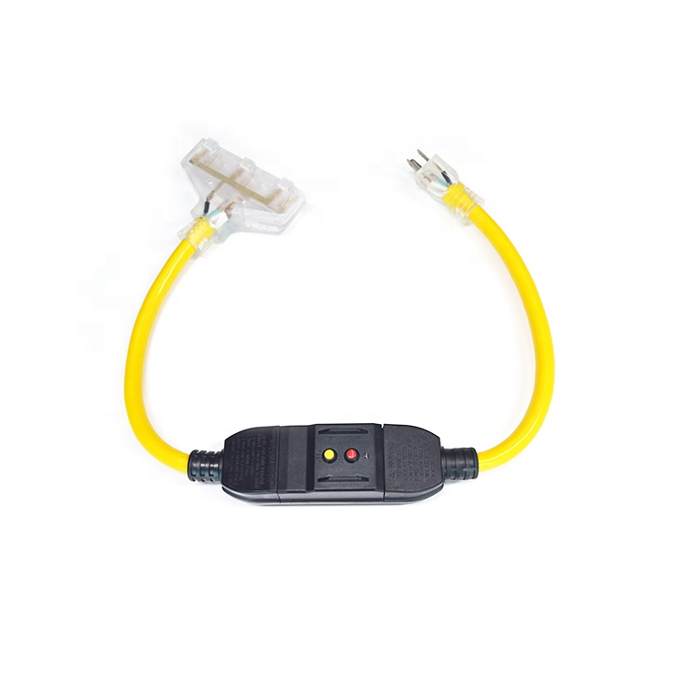 Cable De Extensión Para Exterior Con 3 Enchufes Y Cubierta De Seguridad – Resistente A La Intemperie, Ideal Para Jardín O Taller
