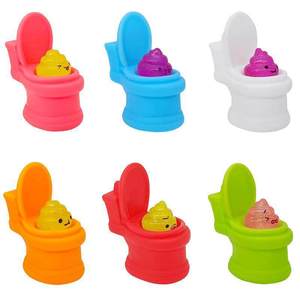 Juguete Blandito de Inodoro Miniatura con Purpurina, Portátil, Antiestrés, Novedoso y Divertido para Niños, Venta al por Mayor - Product Image 3
