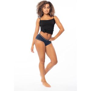 Braguitas tipo boyshort para mujer, cintura media, algodón, spandex, elásticas, transpirables, paquete multicolor - Product Image 4