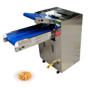 Table Top Electric Roti Sheeter Bread Flour 26cm Press Roll Pastry Tortilla Make Dough Roller Machine for Croissants