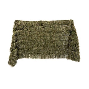 Thể thao ngoài trời <span class=keywords><strong>Camo</strong></span> ghillie Net cỏ chăn Polyester ngụy trang dày đặc hơn lưới ẩn lưới cho săn bắn rèm - Product Image 1