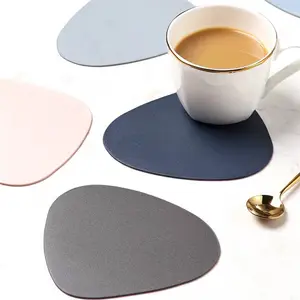 PU Placemat Multicolor Leather American Placemat Pad Dining Table Mat Decor Mat Heat Insulation Placemats