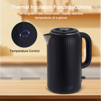 Bouilloire électrique 2.5L nouveau design isolation intelligente appareils de cuisine