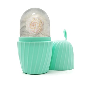 Cubo de Hielo Facial Gua Sha, Molde de Silicona para Masaje Facial, Herramientas para el Cuidado de la Piel Facial, Rodillo de Hielo de Belleza para Rostro y Ojos - Product Image 2