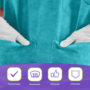 Medico consumabile monouso ospedale uniforme SMS scrub tuta medico infermiere uso all'ingrosso - Product Image 2