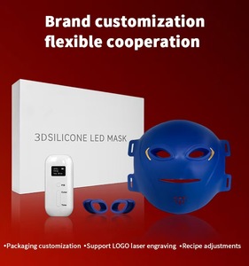 Máscara Facial LED de Silicona Clínica Personalizable GLPE, Dispositivo de Terapia de Luz Roja e Infrarroja Cercana - Product Image 3