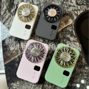 X28 Pocket <b>Fan</b> Ultra-thin Portable Handheld Rechargeable <b>Battery</b> Operated Mini Cooling <b>Fan</b> For Outdoor Use - Product Image 2