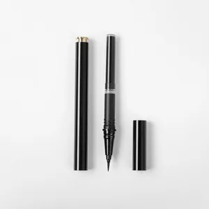 Langdurige Spin Split Eyeliner pen Smudge-proof Druk Split Eyeliner Waterdichte cosmetische potlood