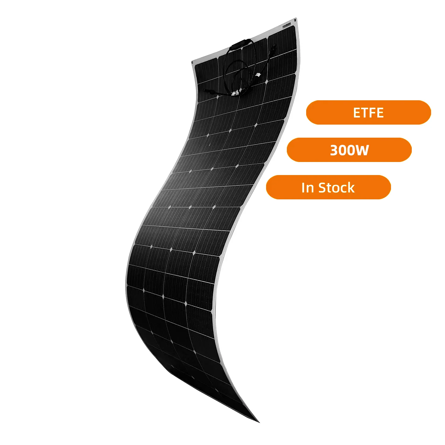 Alta Eficiência Sunpower Células Solares PV Panele ETFE 300w Painéis Solares Flexíveis