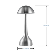 Wiederaufladbare LED-Tischlampe mit Fernbedienung, RGB-Mehrfarboptionen, Kabellose Aluminium-Leuchte für Heim- und Gastgewerbedekoration