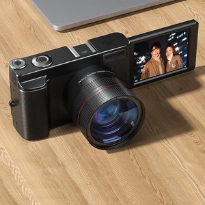 Sonida 3 "xoay màn hình hình ảnh Hình ảnh máy ảnh video và âm thanh vlog 4k siêu HD nhiếp ảnh chuyên nghiệp DSLR máy ảnh kỹ thuật số - Product Image 1