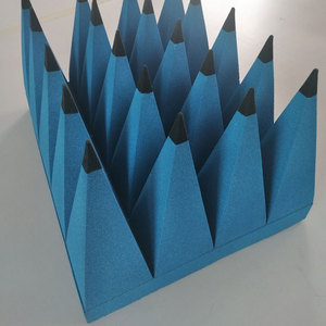 Absorvedor de Micro-ondas Piramidal EMCfactory PFA-700 com Colagem por Adesivo e Instalação com Velcro para Câmaras Anechoicas e Blindagem <span class=keywords><strong>RF</strong></span> - Product Image 6