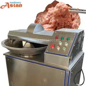Tigela de enchimento de carne 20l, tigela recheadora de carne para cortar, mistura de enchimento, máquina emulisifing para cortar carne e peixe