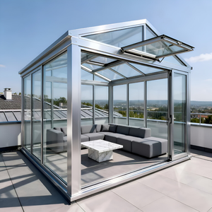 Solárium de Lujo Moderno con Cristal, Independiente, con Rotura de Puente Térmico de Aluminio - Product Image 2