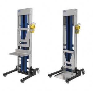 Carretilla elevadora eléctrica para caminar, Mini elevador de deslizamiento motorizado de litio, Gato de coche, elevador de palés eléctrico, apiladores de 170Kg - Product Image 1