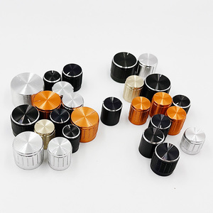 Bán hàng nhôm điều khiển âm lượng âm thanh núm 6mm núm tùy chỉnh Mixer chiết kim loại Knob cap - Product Image 6