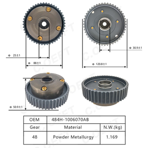 C.OEFT Nouveau déphaseur de <span class=keywords><strong>came</strong></span> automatique, poulie de distribution, engrenage de distribution 484H-1006070AB en fer et acier pour Chery MVM - Product Image 3