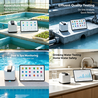 Colorímetro Portátil para COD, Amoníaco, Nitrógeno Total, Turbidez, Acuicultura, Aguas Residuales, Medidor de Calidad de Agua Multiparamétrico