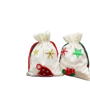 Custom Brand Logo Environmental Drawstring <b>Gift</b> <b>Bag</b> for <b>Christmas</b> Decoration Factory Price - Product Image 1