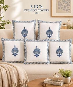 Housses de coussin en coton de qualité supérieure avec impression artisanale pour canapé, chaise, décoration de chambre, disponibles au meilleur prix du marché - Product Image 5