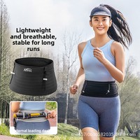 Sac banane de sport personnalisé avec logo, multifonctionnel, invisible, respirant, en nylon, pour course en extérieur, ceinture de marathon, pochette pour téléphone, OEM ODM