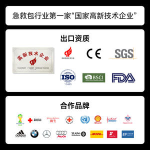 ชุดอุปกรณ์ฉุกเฉินสำหรับตั้งแคมป์กลางแจ้งแบบพกพา กระเป๋าเก็บของแบบถือขนาดเล็กและกึ่งโปร่งใส ชุดอุปกรณ์เดินทางที่เข้าถึงได้รวดเร็ว - Product Image 5