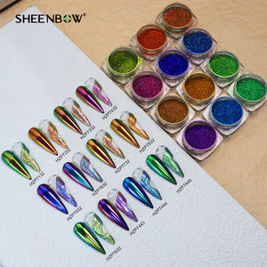 Pigmento Multicromatico Sheenbow Effetto Specchio Pigmento Satinato Duocromatico Polvere per Unghie in Gel - Product Image 5