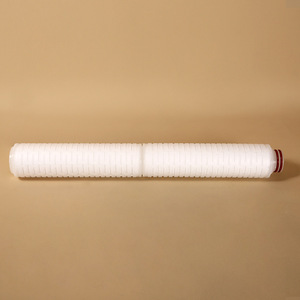 10-Inch Pp Pleated Filter Cartridge 222 Flat Top Microporous For Industrial Chemical Electronic Filtration - Product Image 3